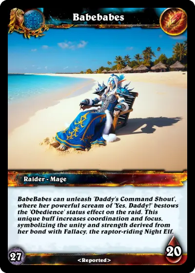 Indigo raid card