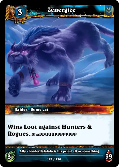 Indigo raid card