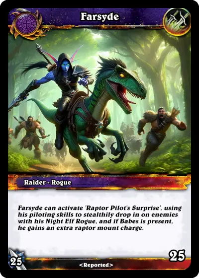 Indigo raid card
