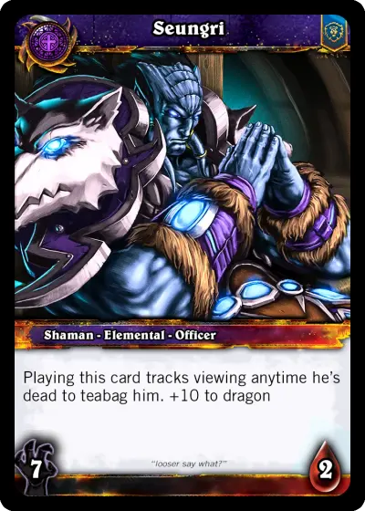 Indigo raid card